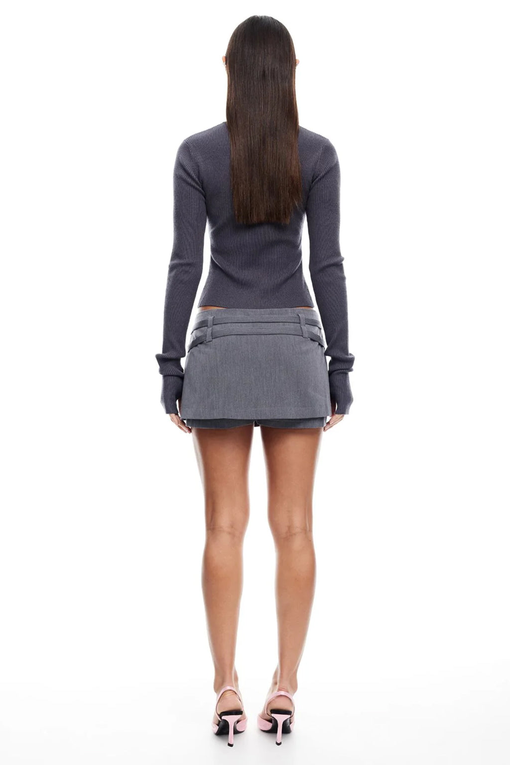 LIONESS Deuce Skort Grey by Selfie Leslie