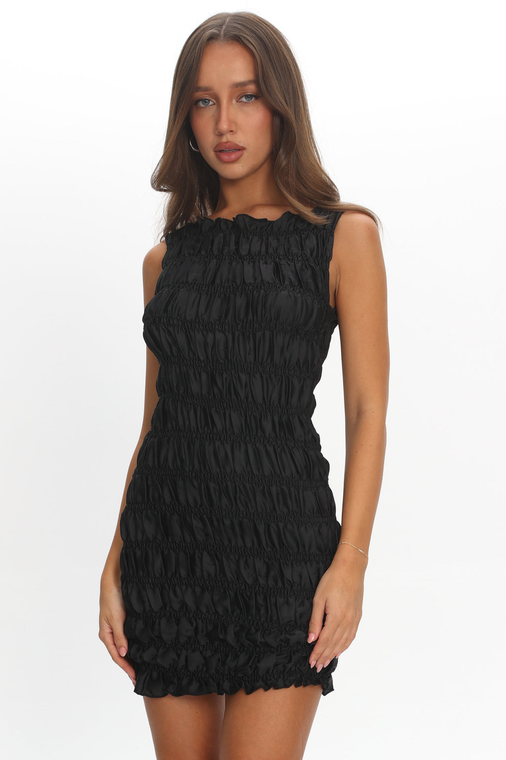 guccio mini dress onyx LIONESS Guccio Mini Dress Onyx