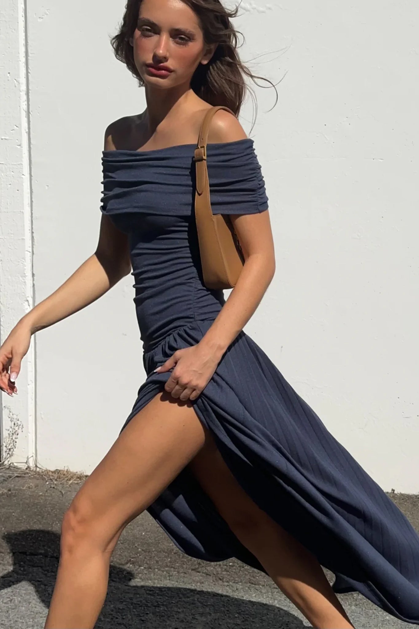 LIONESS Field Of Dreams Maxi Dress Navy LIONESS Field Of Dreams Maxi Dress Navy