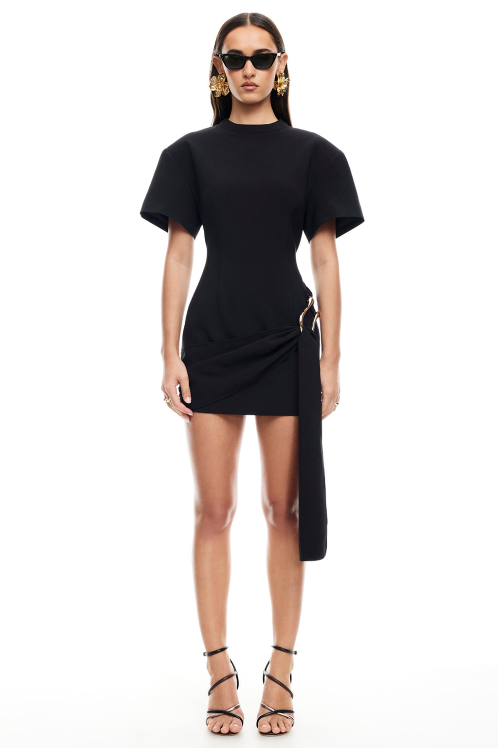 LIONESS Martini Mini Dress Onyx by Selfie Leslie