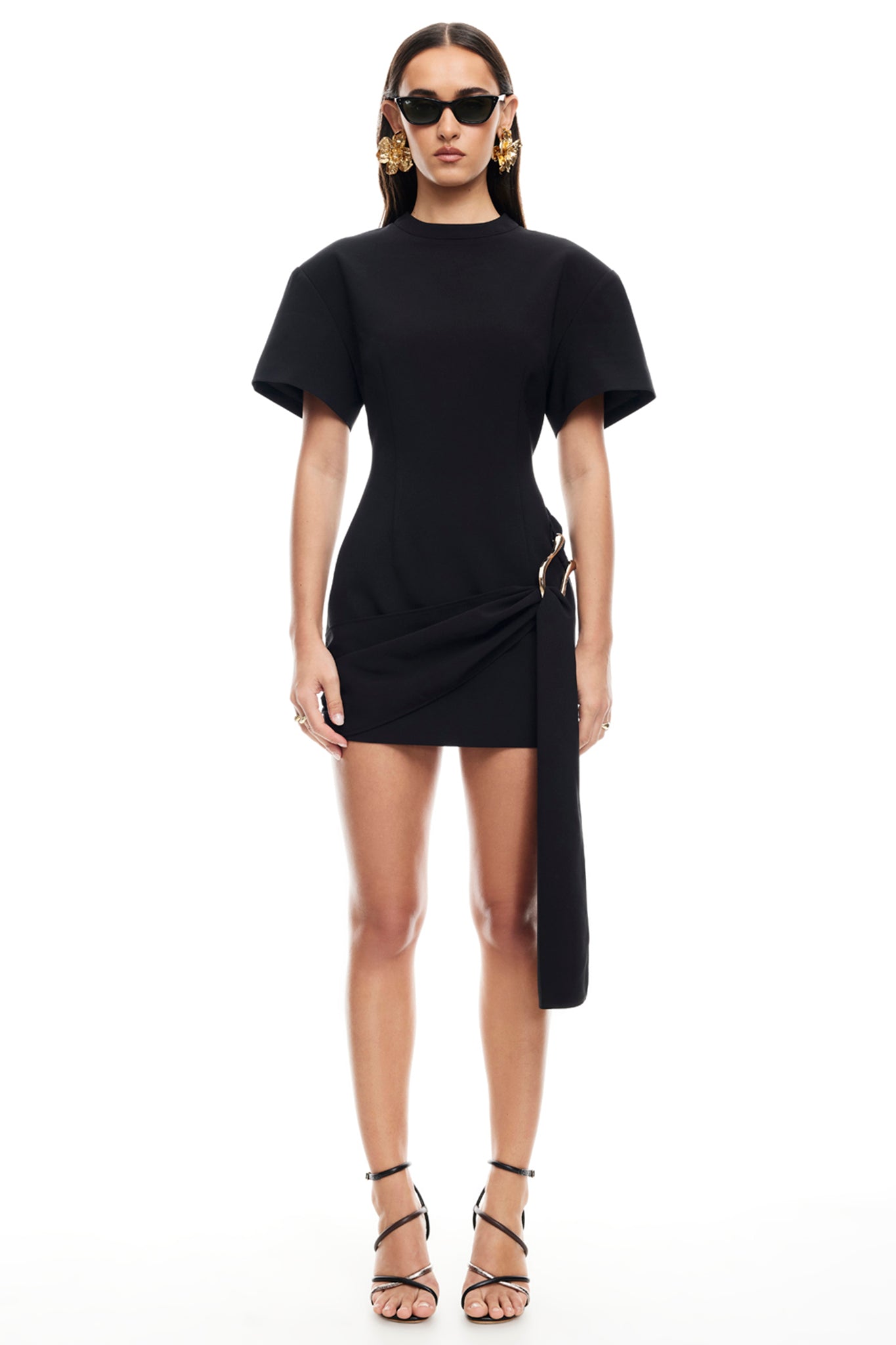 LIONESS Martini Mini Dress Onyx by Selfie Leslie