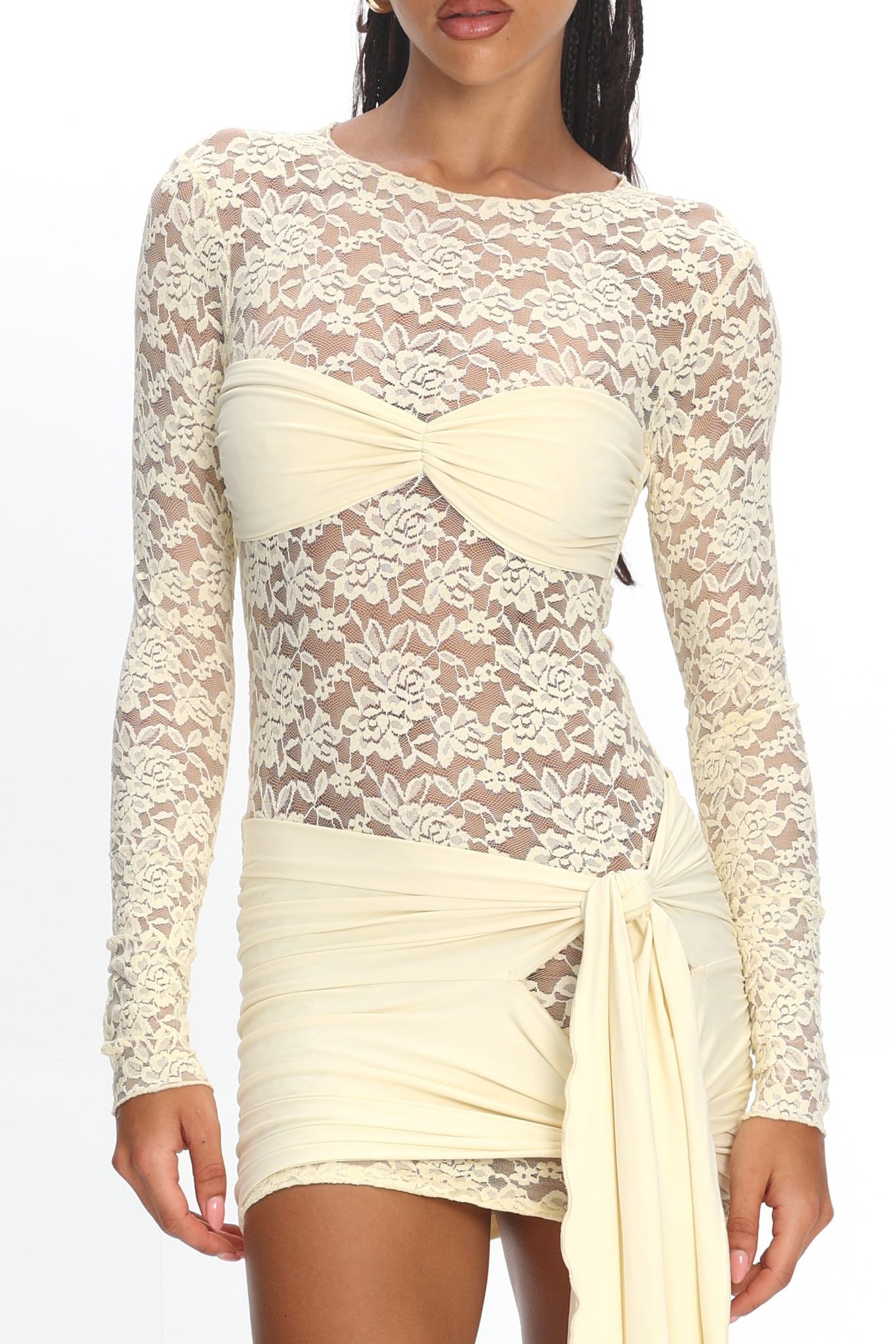 lioness dress me up mini Lioness Women's Martini Long Sleeve Mini Dress, Eggnog, XXS at Amazon Women's Clothing store