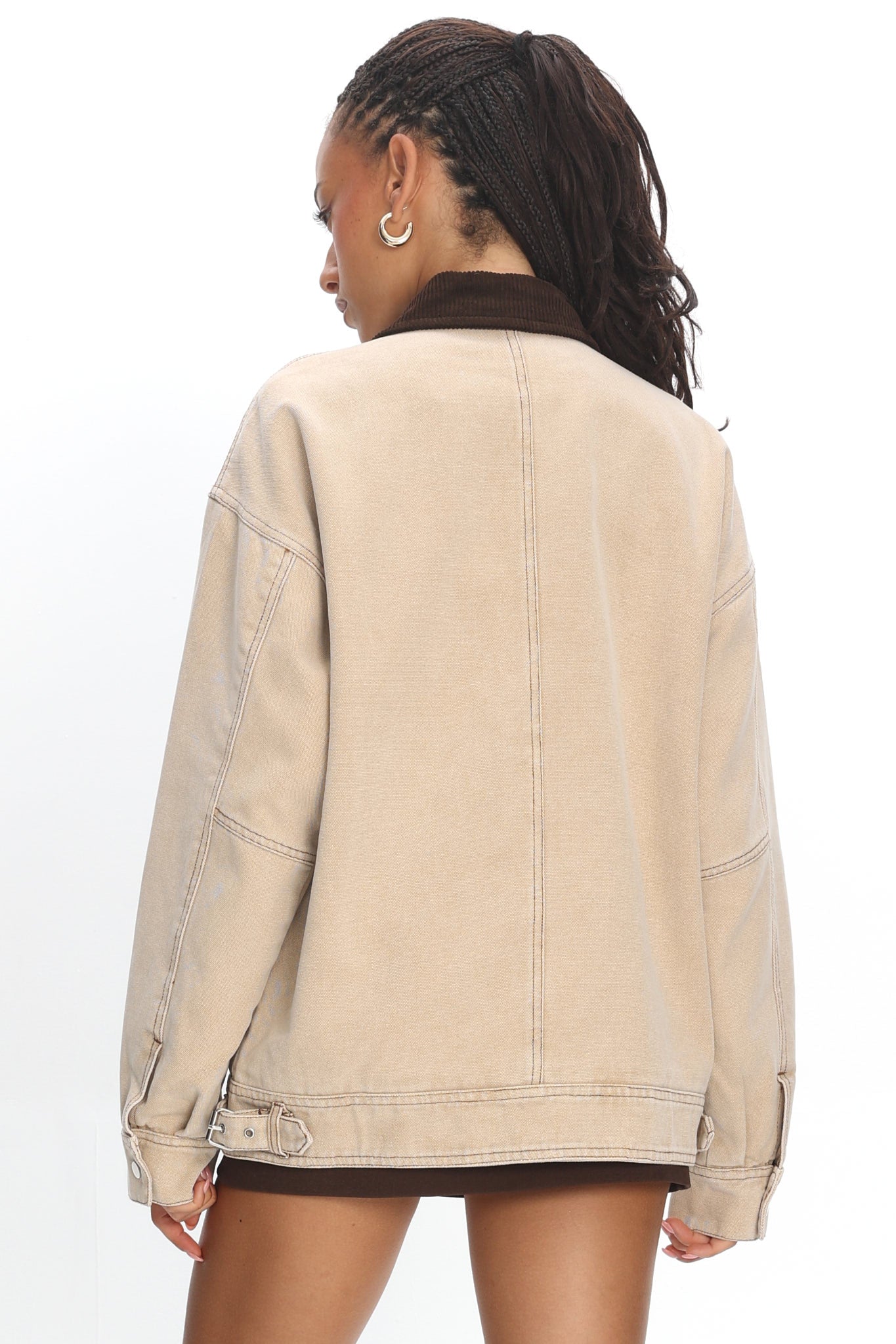 LIONESS Workwear Jacket Stone | Selfie Leslie