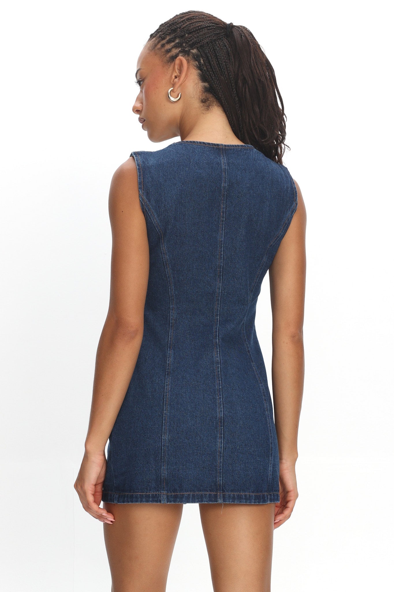 LIONESS L'Esprit Mini Dress Indigo Selfie Leslie LIONESS L'Esprit Mini Dress Indigo Selfie Leslie