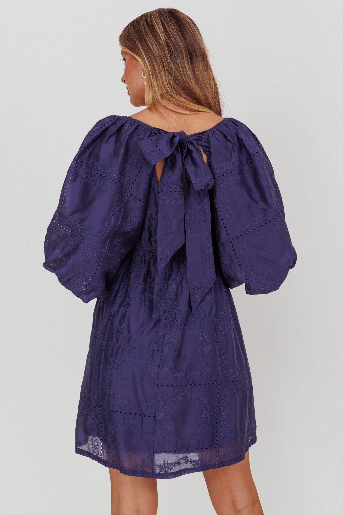 blue flower girl dresses Peony Lace Flower Girl Dress in Dusty Blue Sleeve Maxi 6