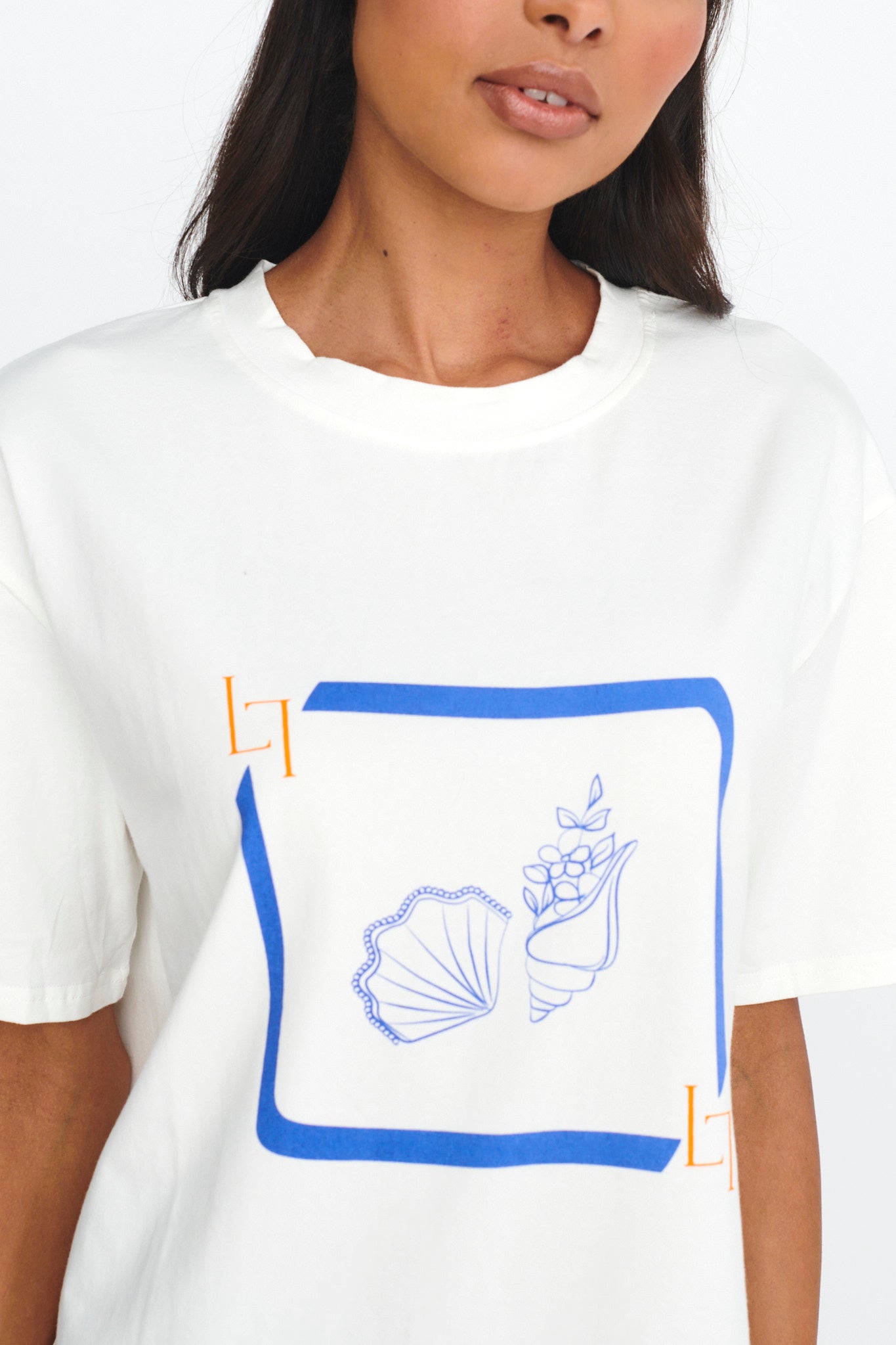 LOST IN LUNAR By The Sea Tee White by Selfie Leslie