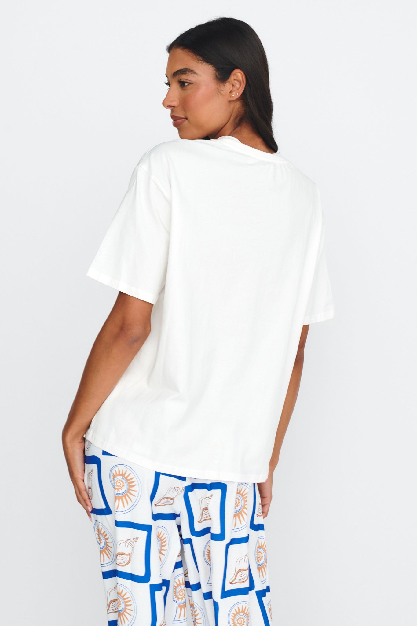 LOST IN LUNAR Ride The Wave Tee White by Selfie Leslie