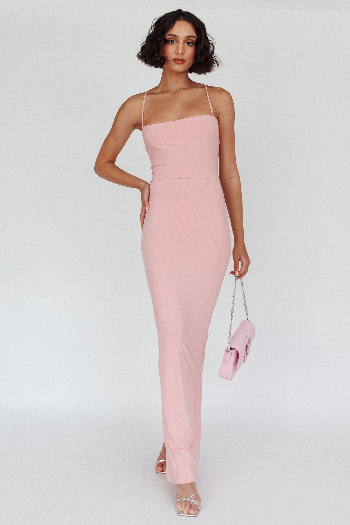aligne pink dress Rent Aligne Pink Dress UK 8