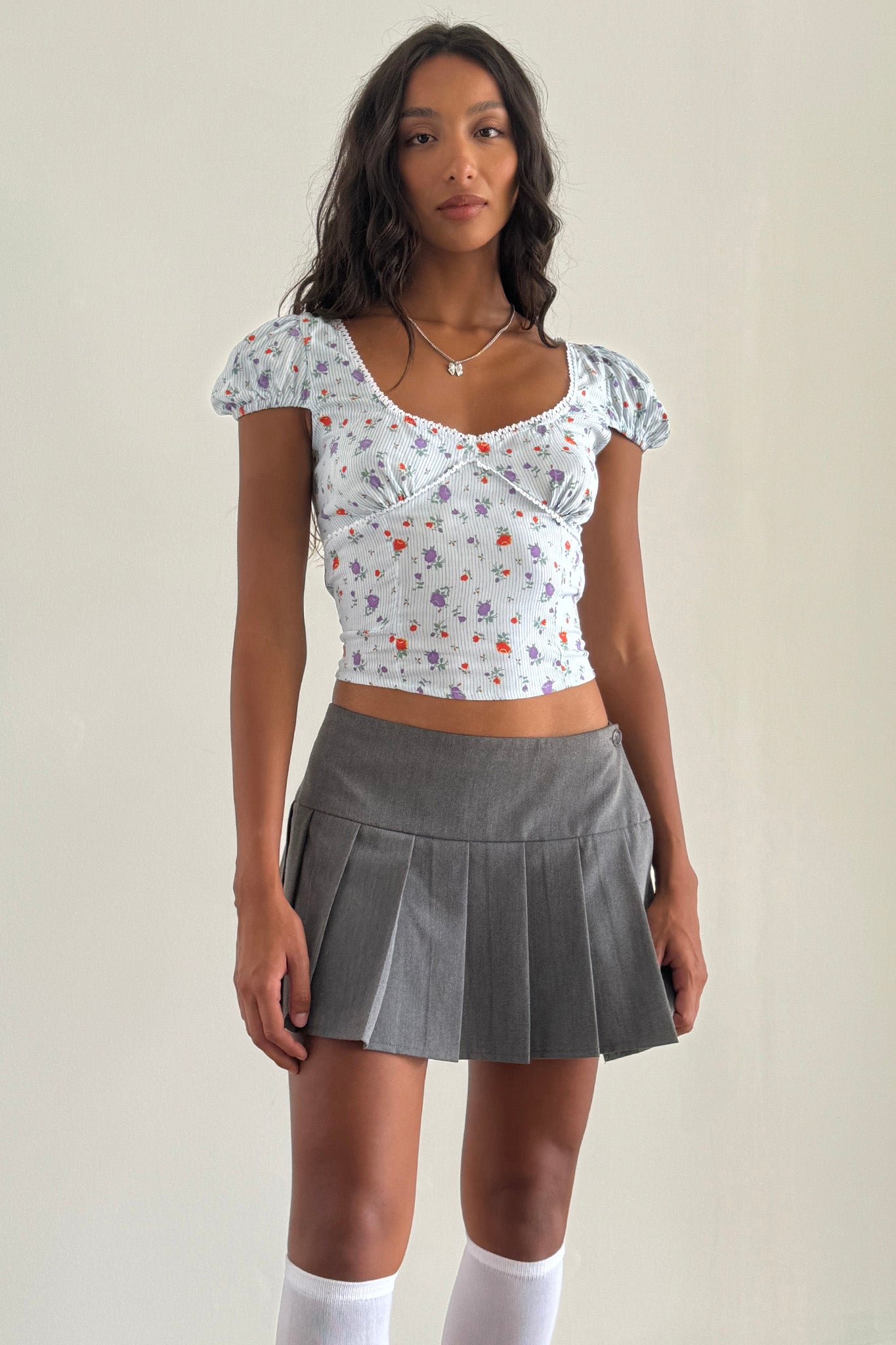 新品 Acka drape puff sleeve tops アイボリー drape puff sleeve tops – Acka online store