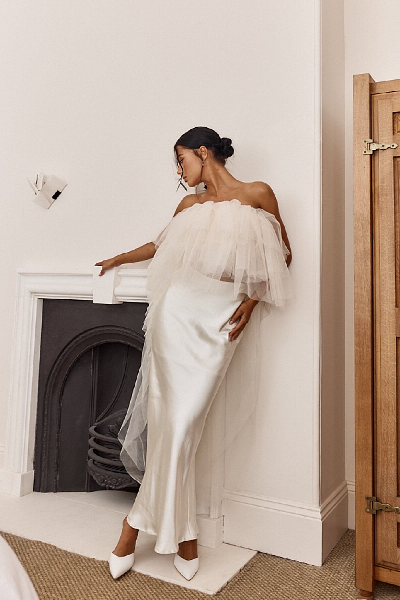 This Is Love Layered Tulle Crop Top Cream | Selfie Leslie