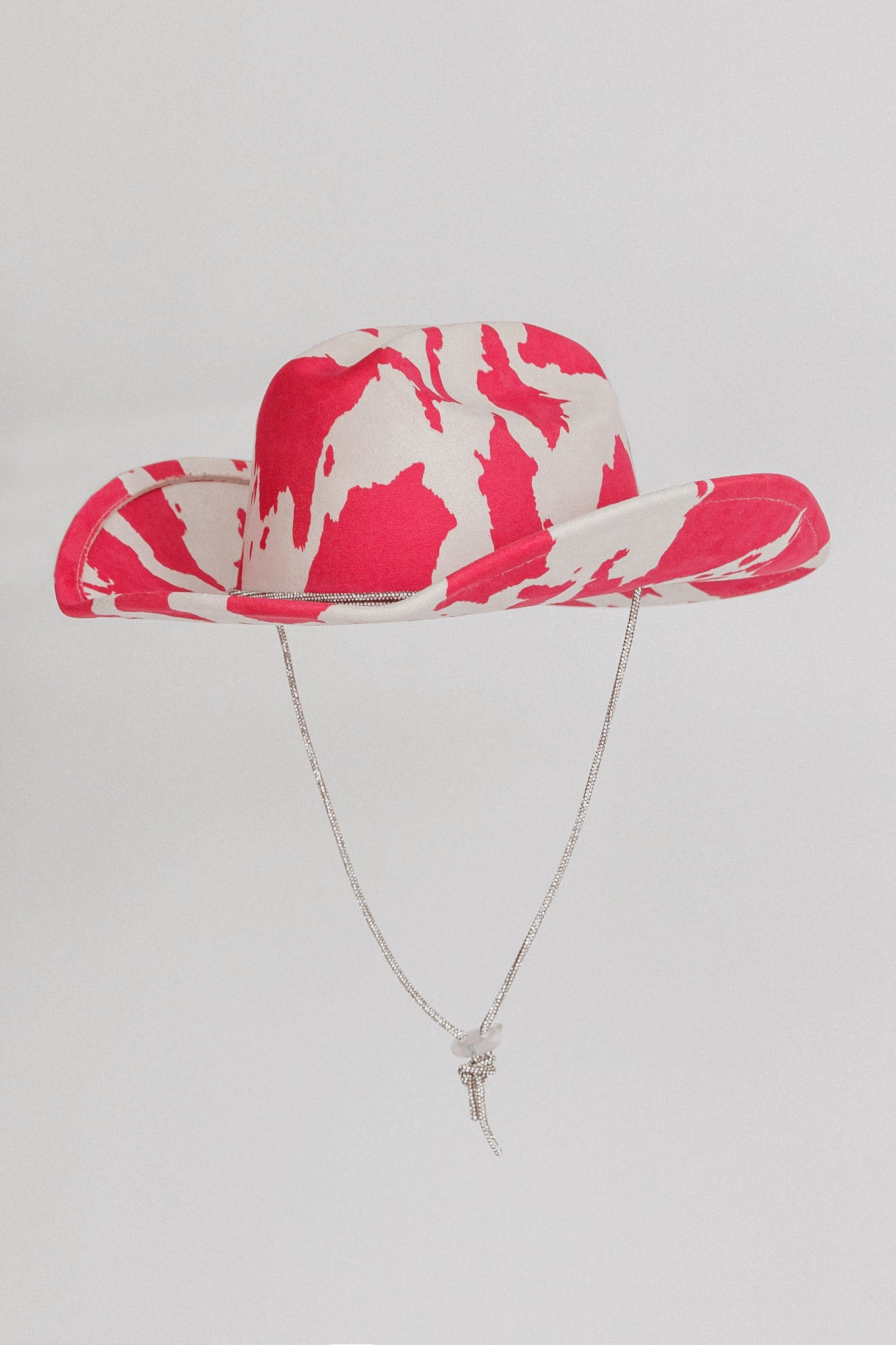 Tucson Cowboy Hat Cow Print Pink by Selfie Leslie