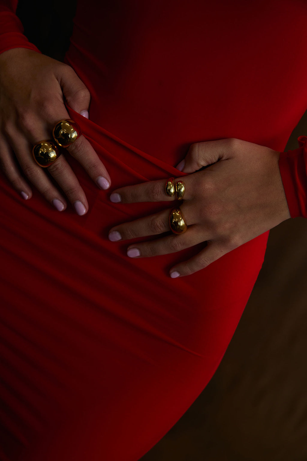 NOAH Chunky Ring Large Gold by Selfie Leslie