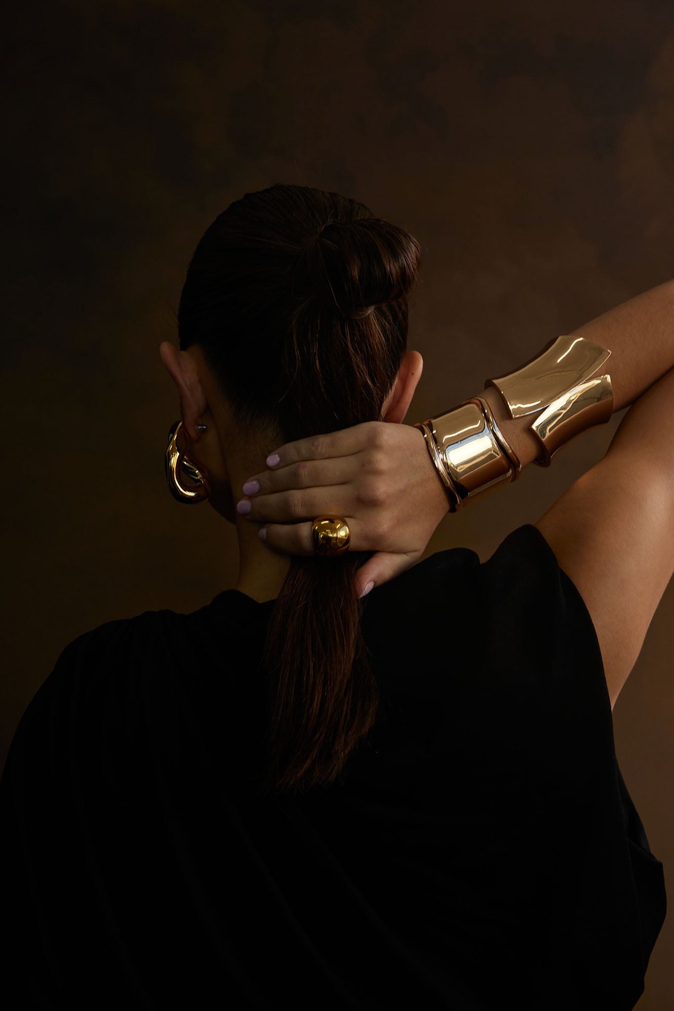 NOAH Chunky Ring Large Gold by Selfie Leslie