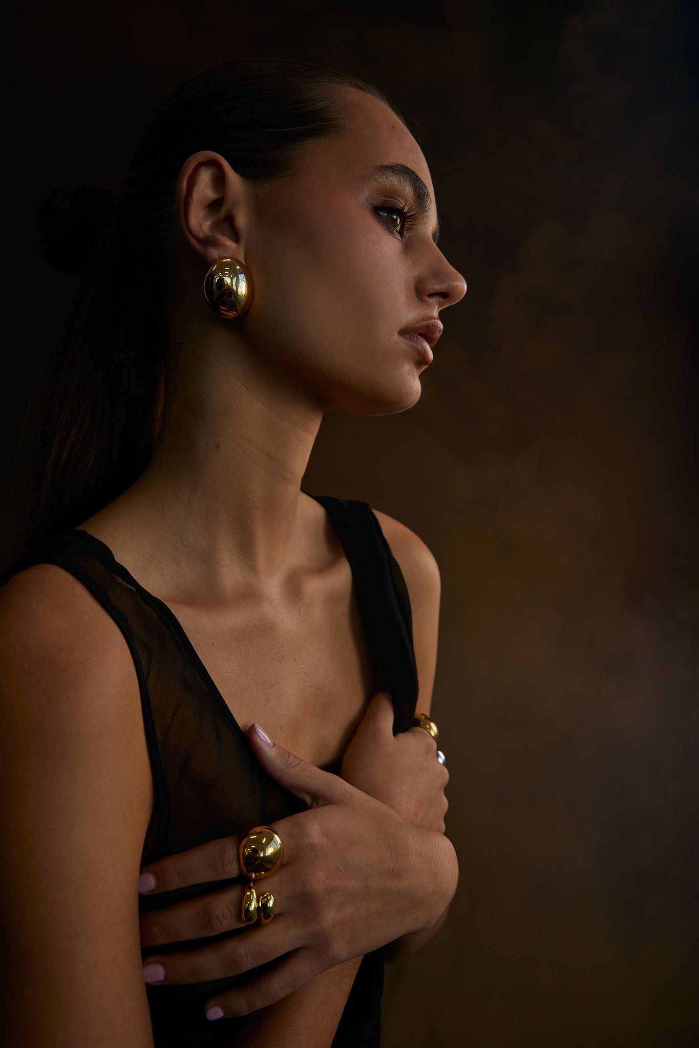 NOAH Knuckle Ring Gold by Selfie Leslie
