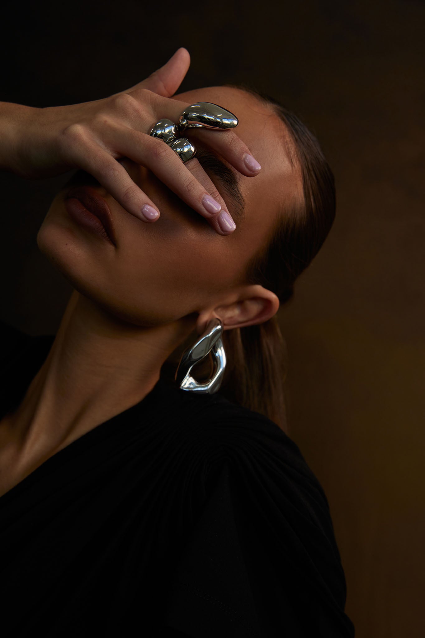 NOAH Knuckle Ring Silver by Selfie Leslie