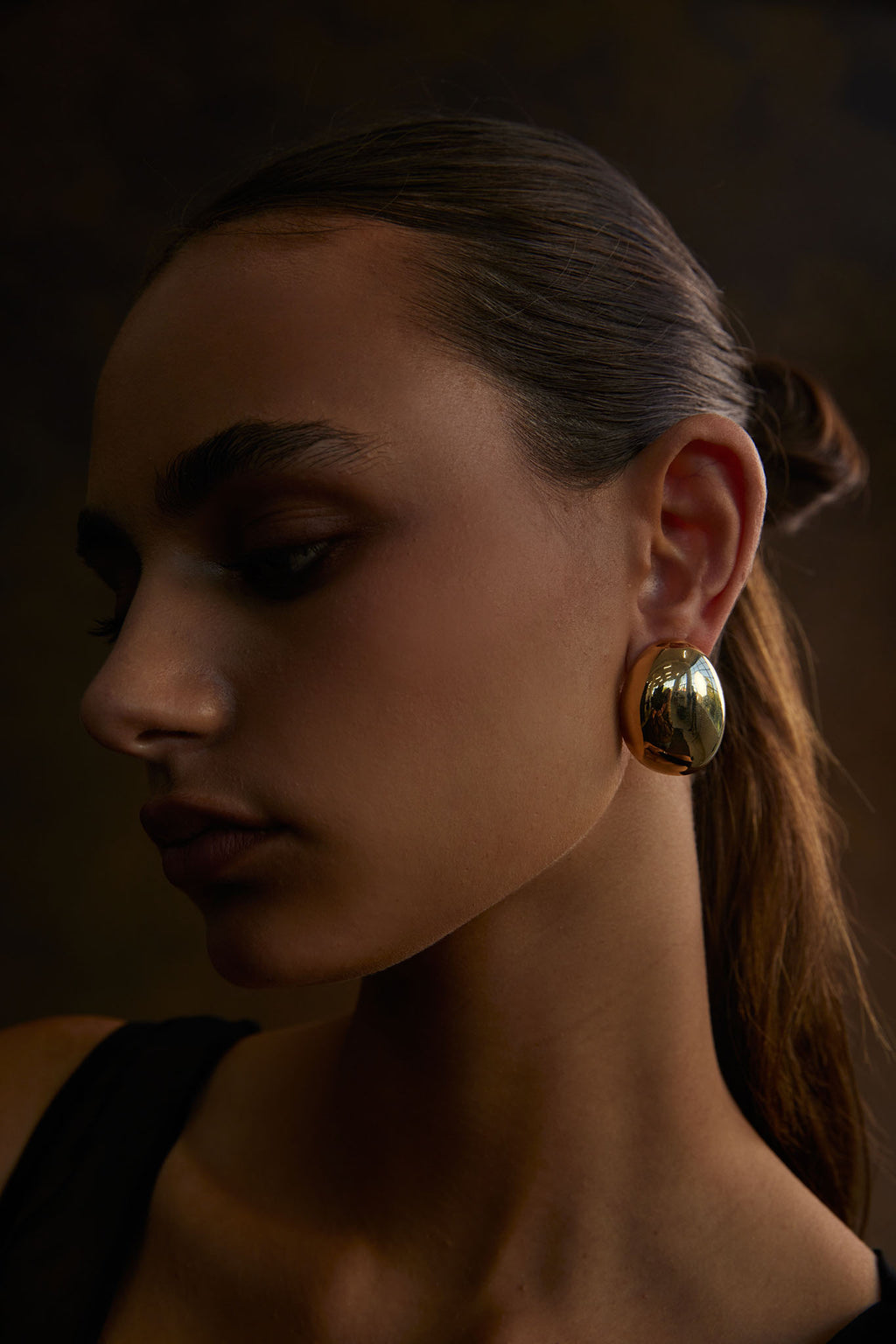 NOAH Solid Earrings Gold by Selfie Leslie