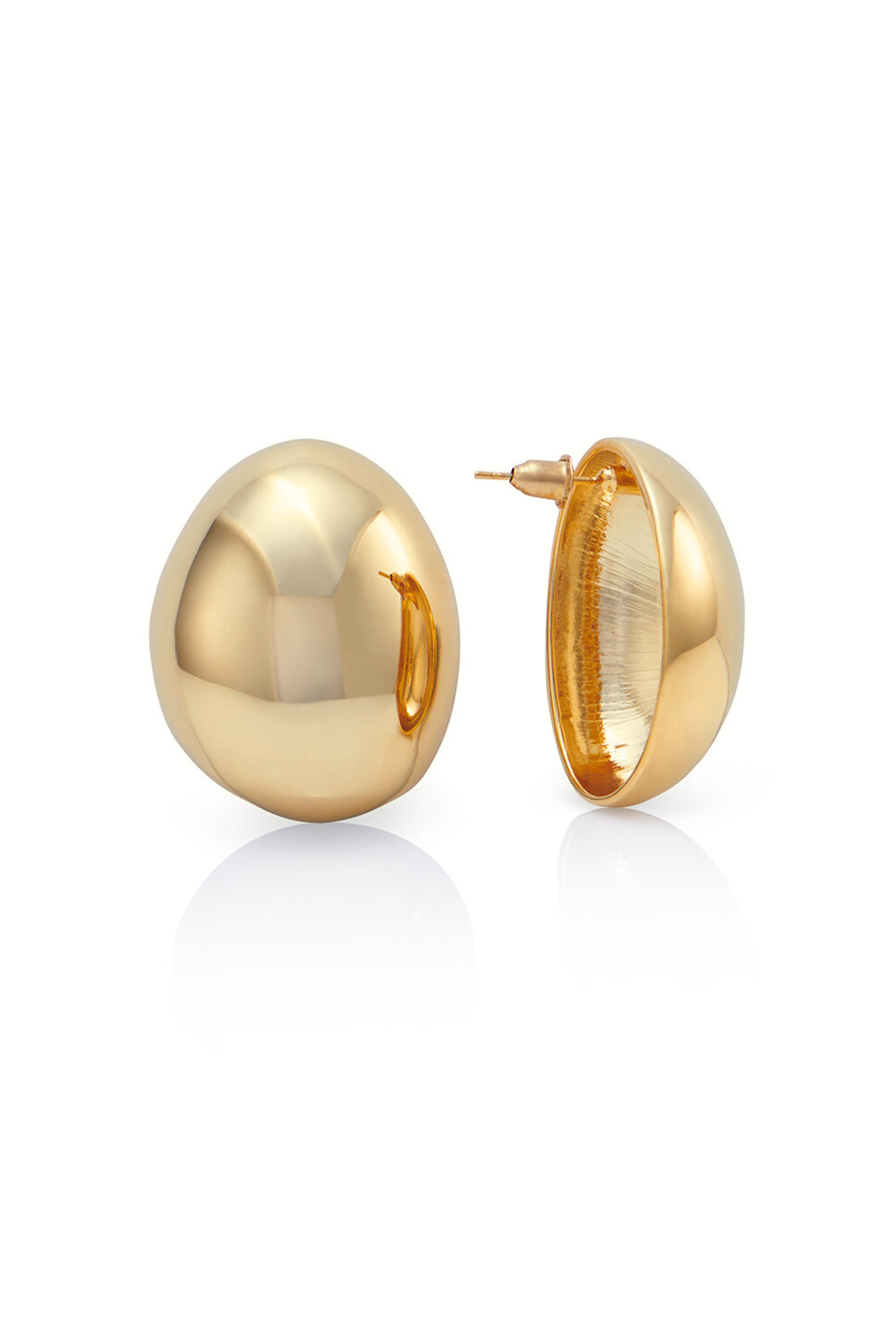 NOAH Solid Earrings Gold by Selfie Leslie