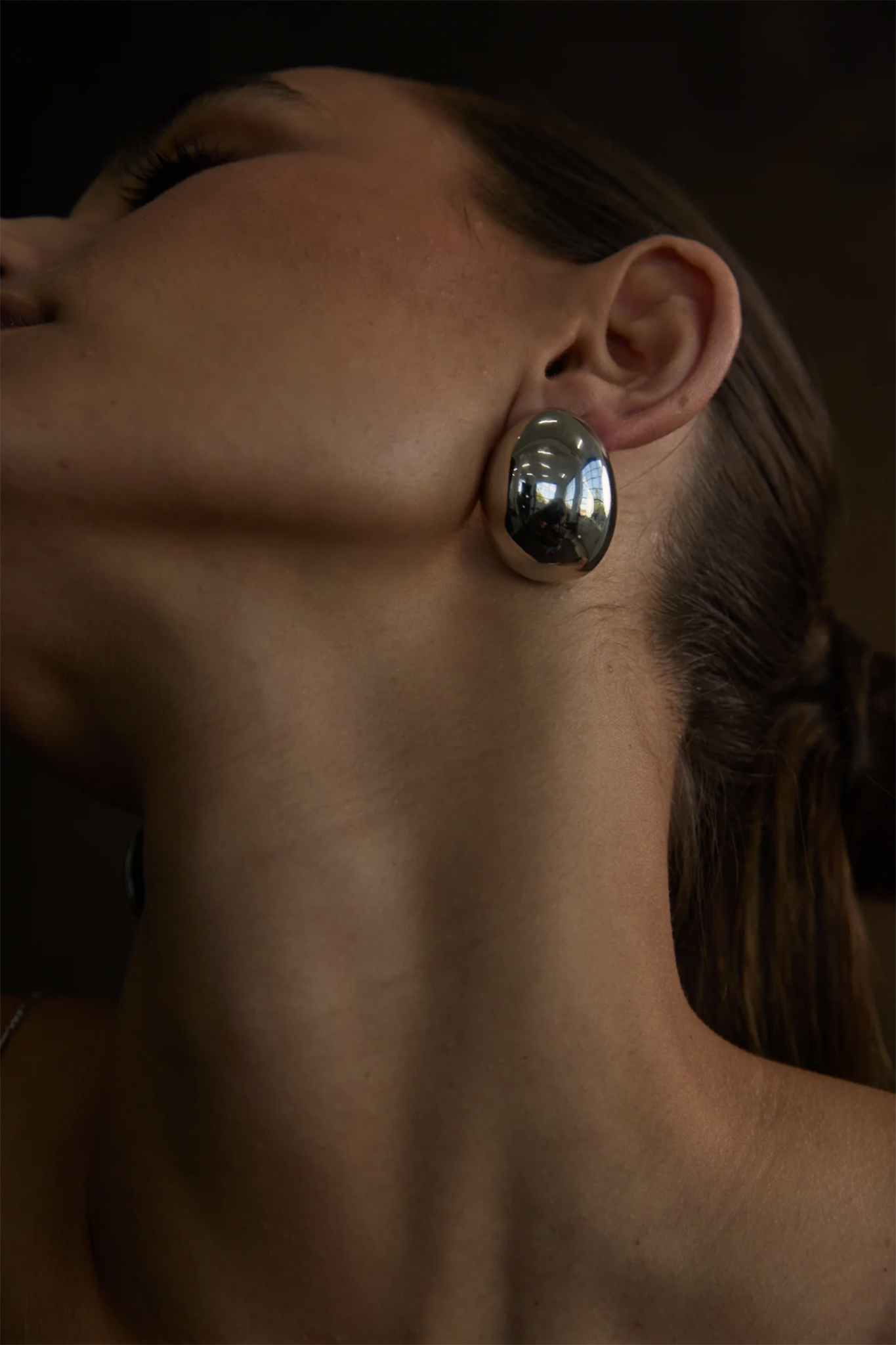 NOAH Solid Earrings Silver by Selfie Leslie