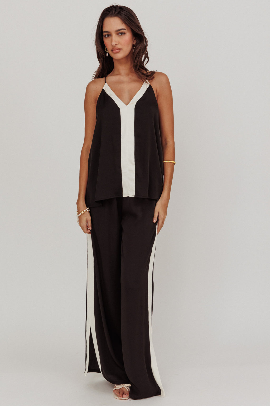 Unwritten Wide Leg Pant Black by Selfie Leslie