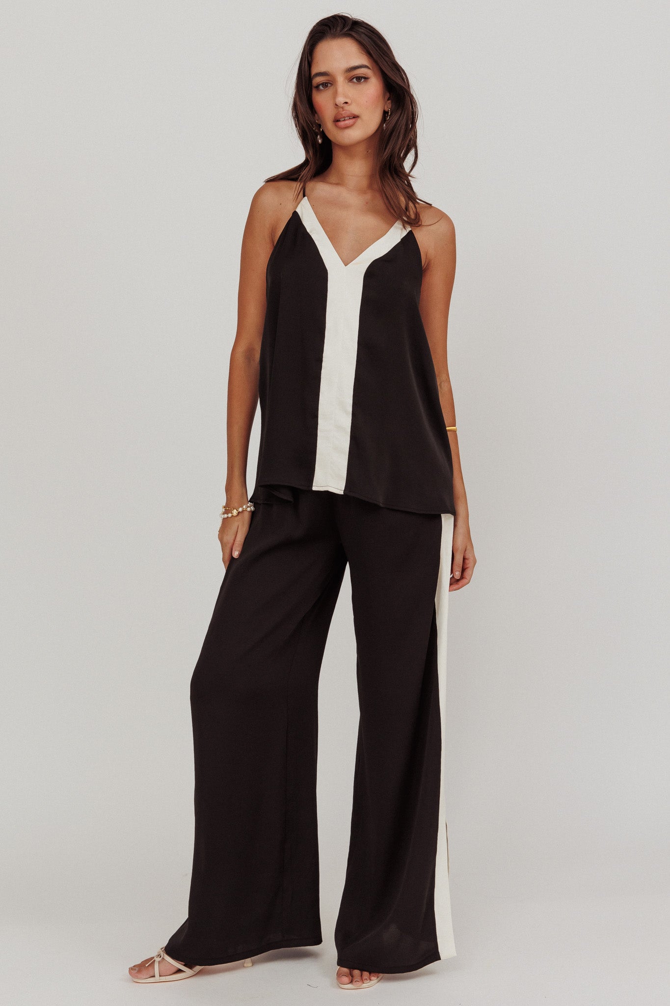 Unwritten Wide Leg Pant Black by Selfie Leslie