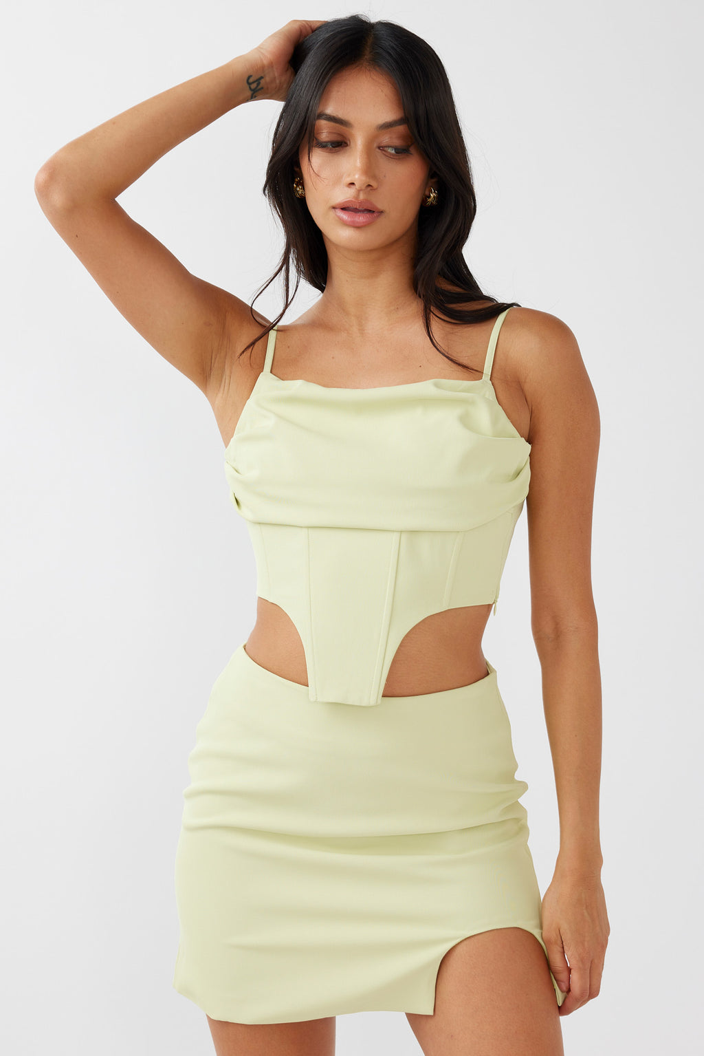 Annika Bustier Top Pistachio by Selfie Leslie