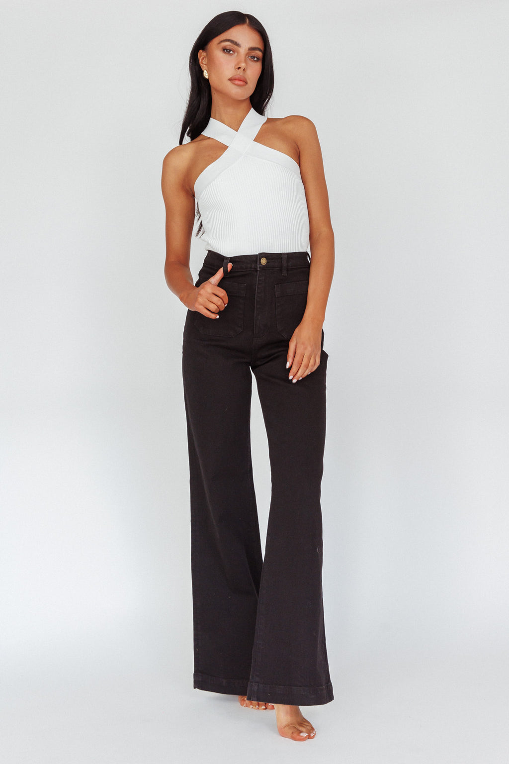 Rolla's Sailor Jean Long Rinse Black by Selfie Leslie