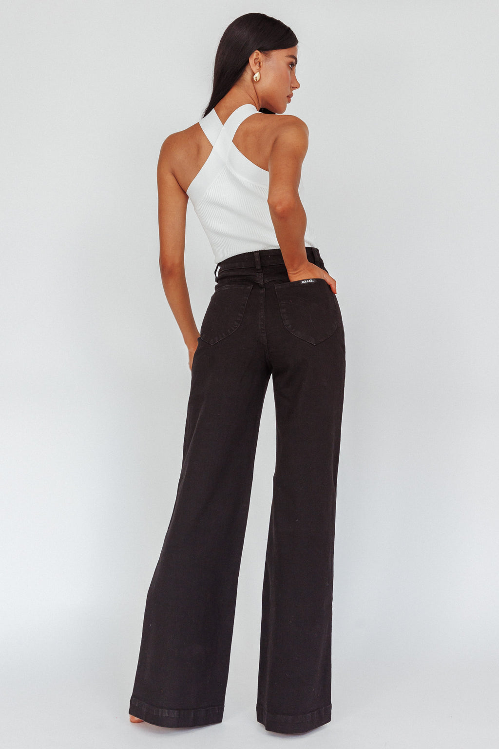 Rolla's Sailor Jean Long Rinse Black by Selfie Leslie