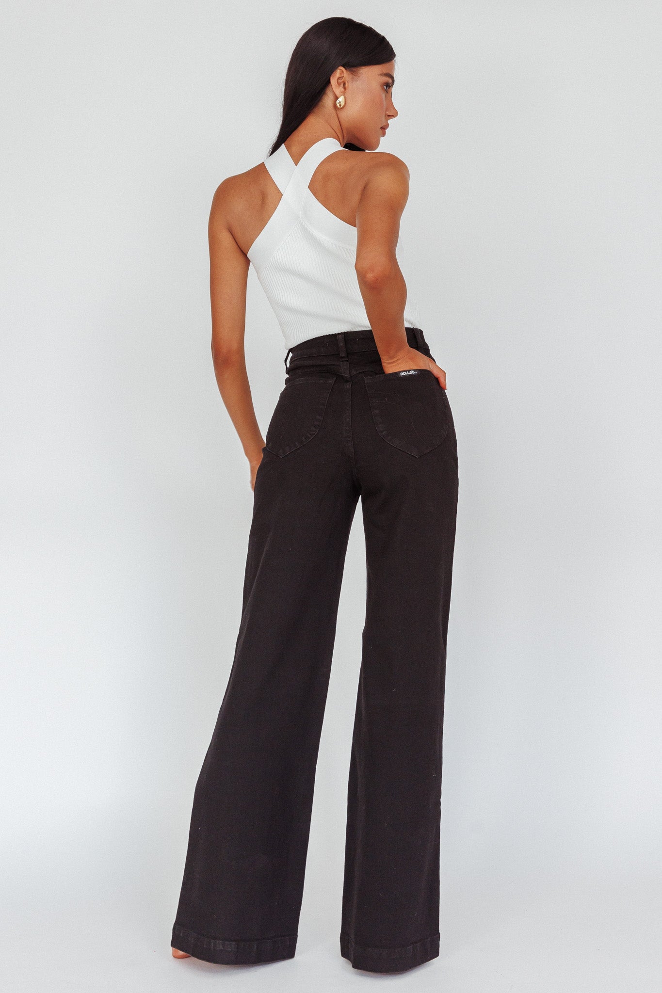 Rolla's Sailor Jean Long Rinse Black by Selfie Leslie