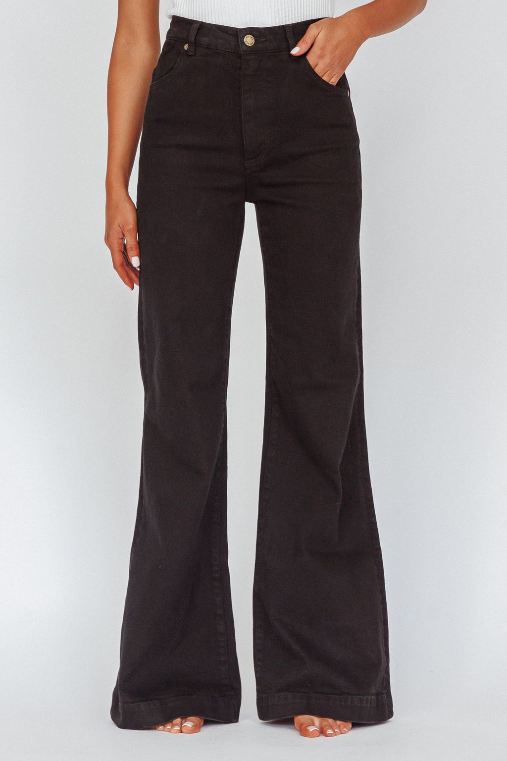 Rolla's Eastcoast Flare Jet Black by Selfie Leslie