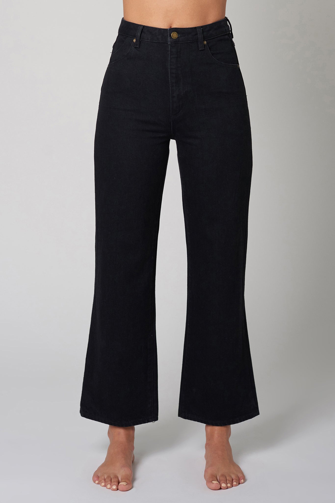 ROLLA'S Heidi Ankle Jeans Rinse Black by Selfie Leslie