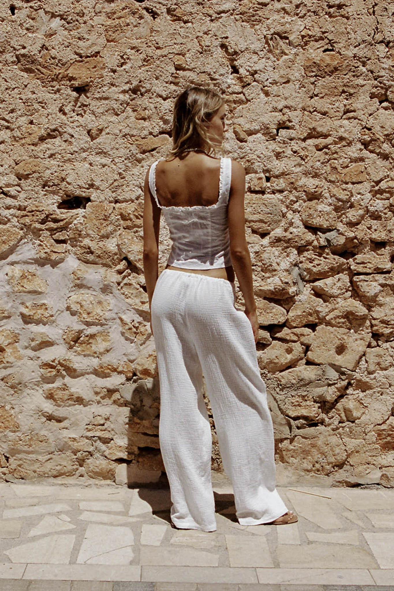 SNDYS Irene Pant White by Selfie Leslie