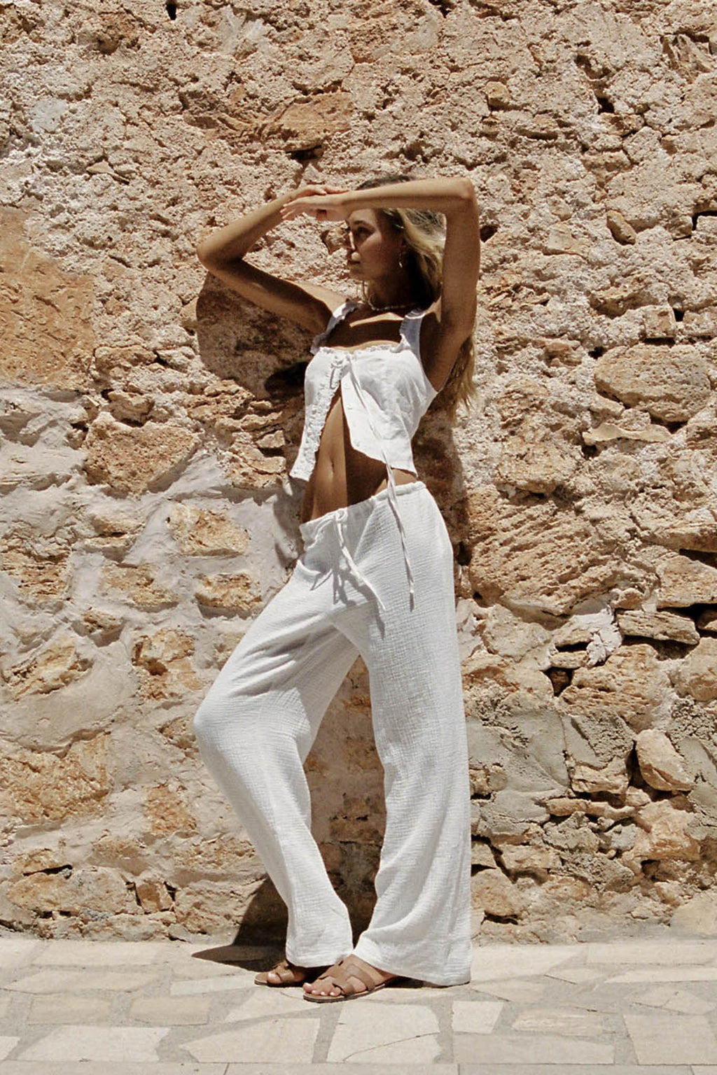 SNDYS Irene Pant White by Selfie Leslie