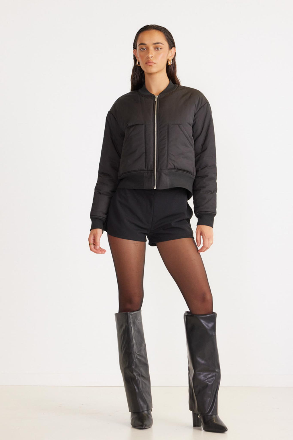 SNDYS Roberta Mini Shorts Black by Selfie Leslie