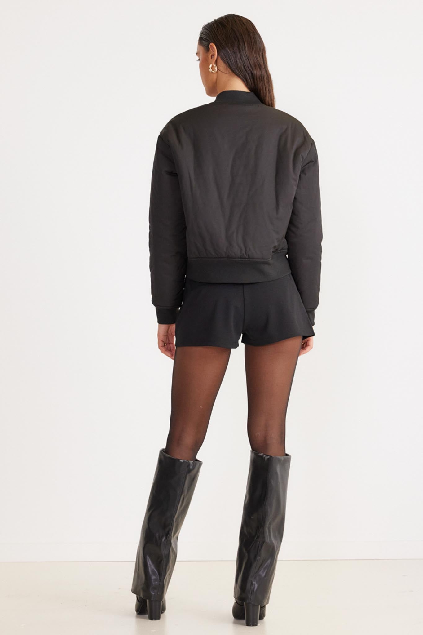 SNDYS Roberta Mini Shorts Black by Selfie Leslie
