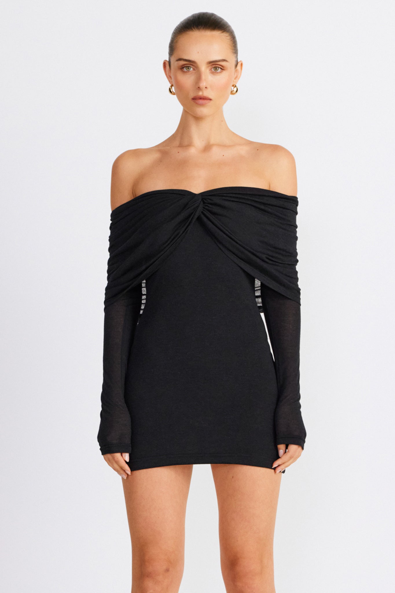 SNDYS Madrid Mini Dress Black by Selfie Leslie