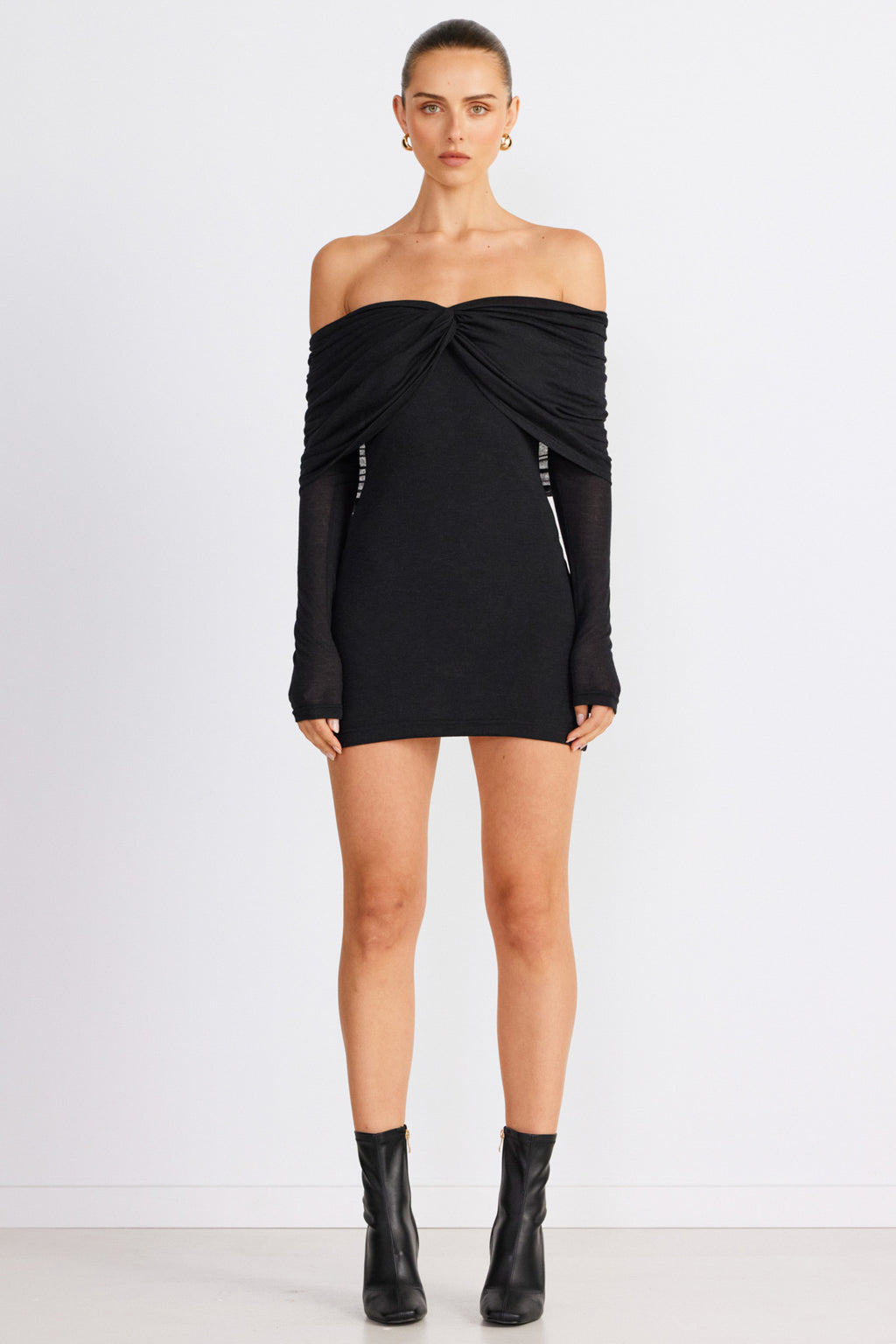 SNDYS Madrid Mini Dress Black by Selfie Leslie