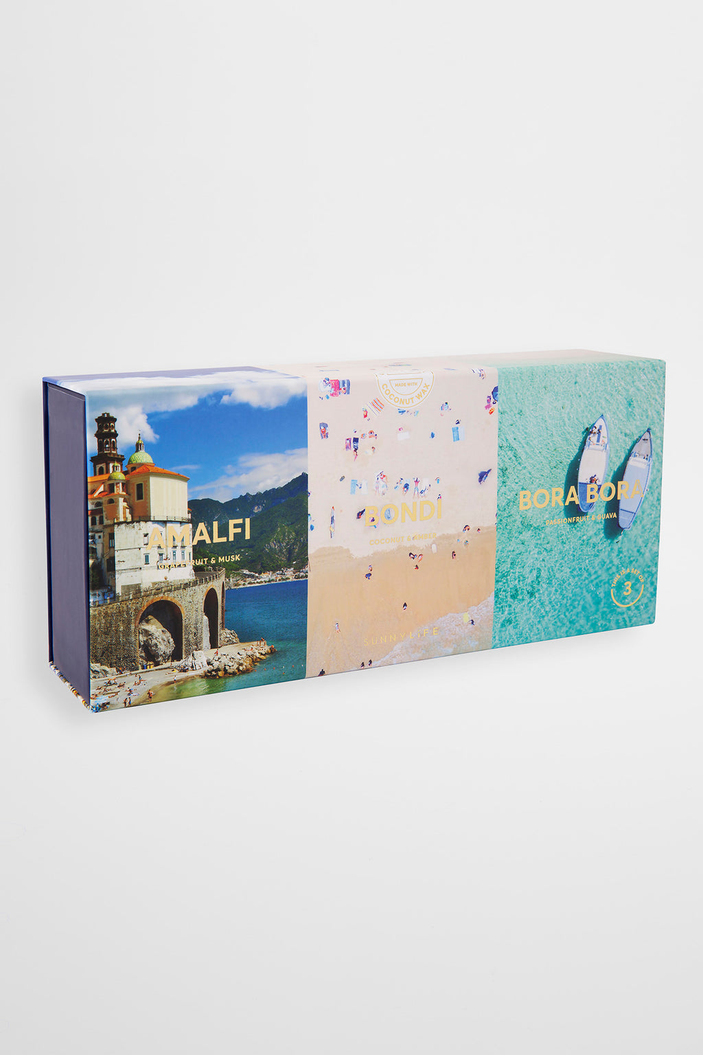 SUNNYLiFE Scented Candle Pack -Amalfi Bondi Bora Bora by Selfie Leslie