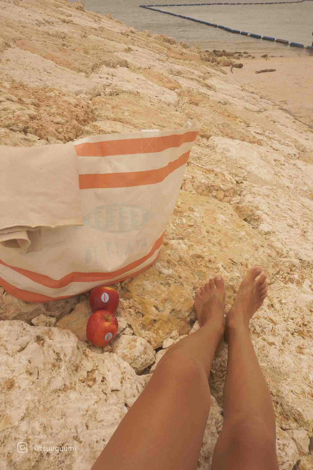 SUNNYLiFE Carryall Beach Bag De Playa Coral Utopia by Selfie Leslie