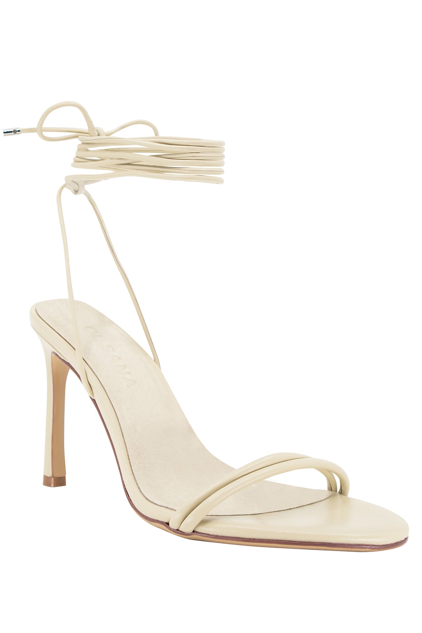 Sol Sana Ford Heel Parchment by Selfie Leslie