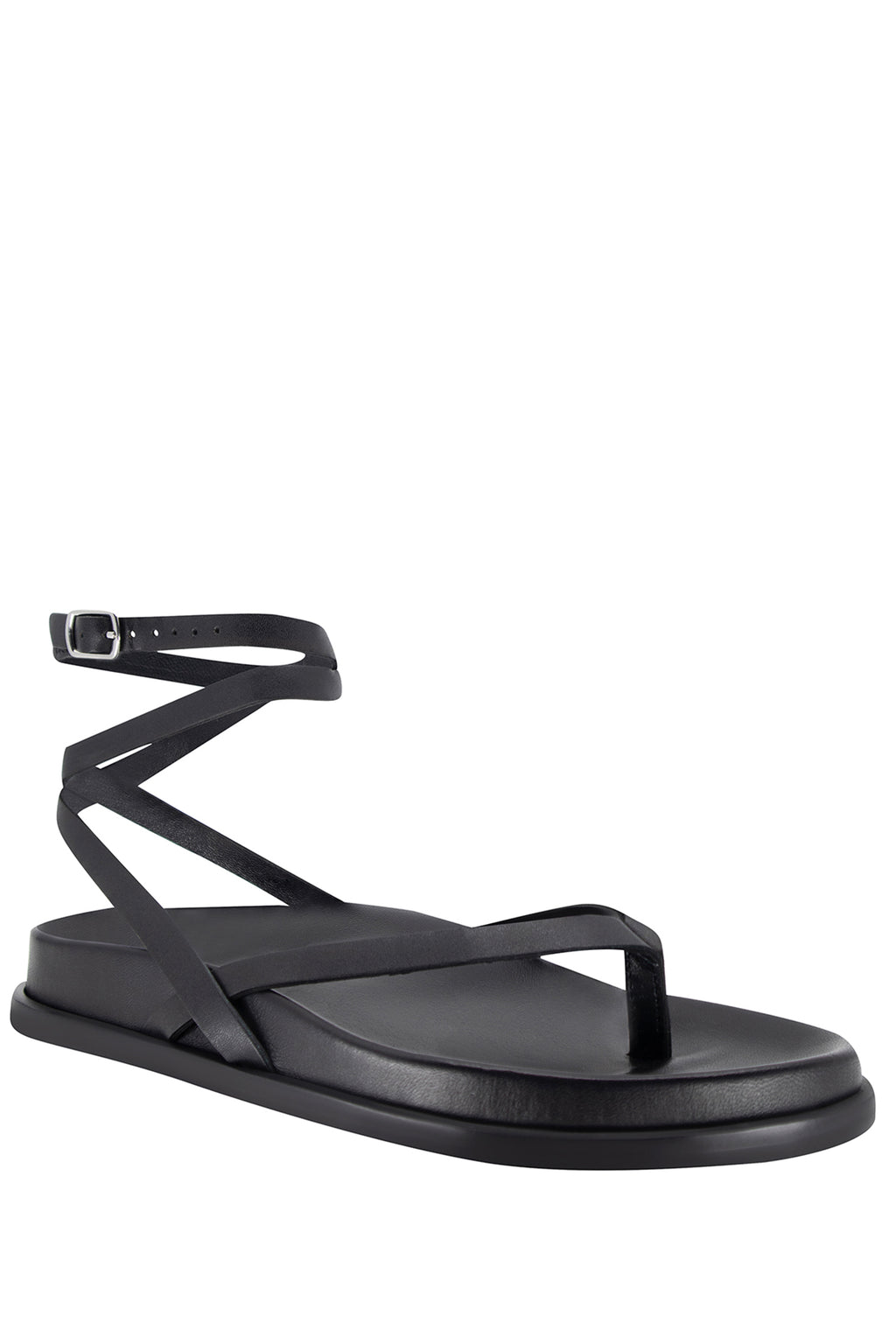 Sol Sana Magnus Footbed Black by Selfie Leslie