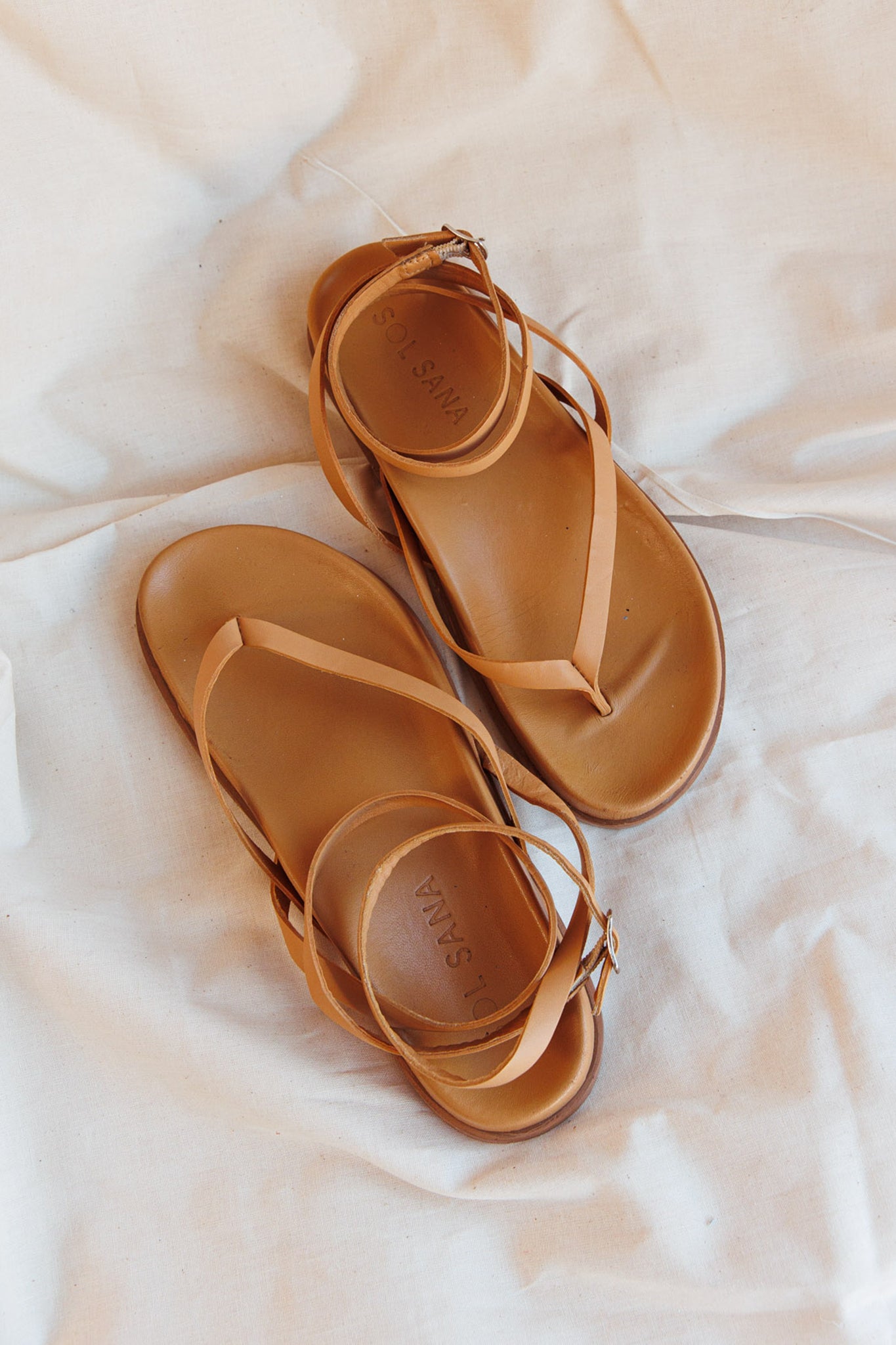 SOL SANA Magnus Footbed Tan by Selfie Leslie