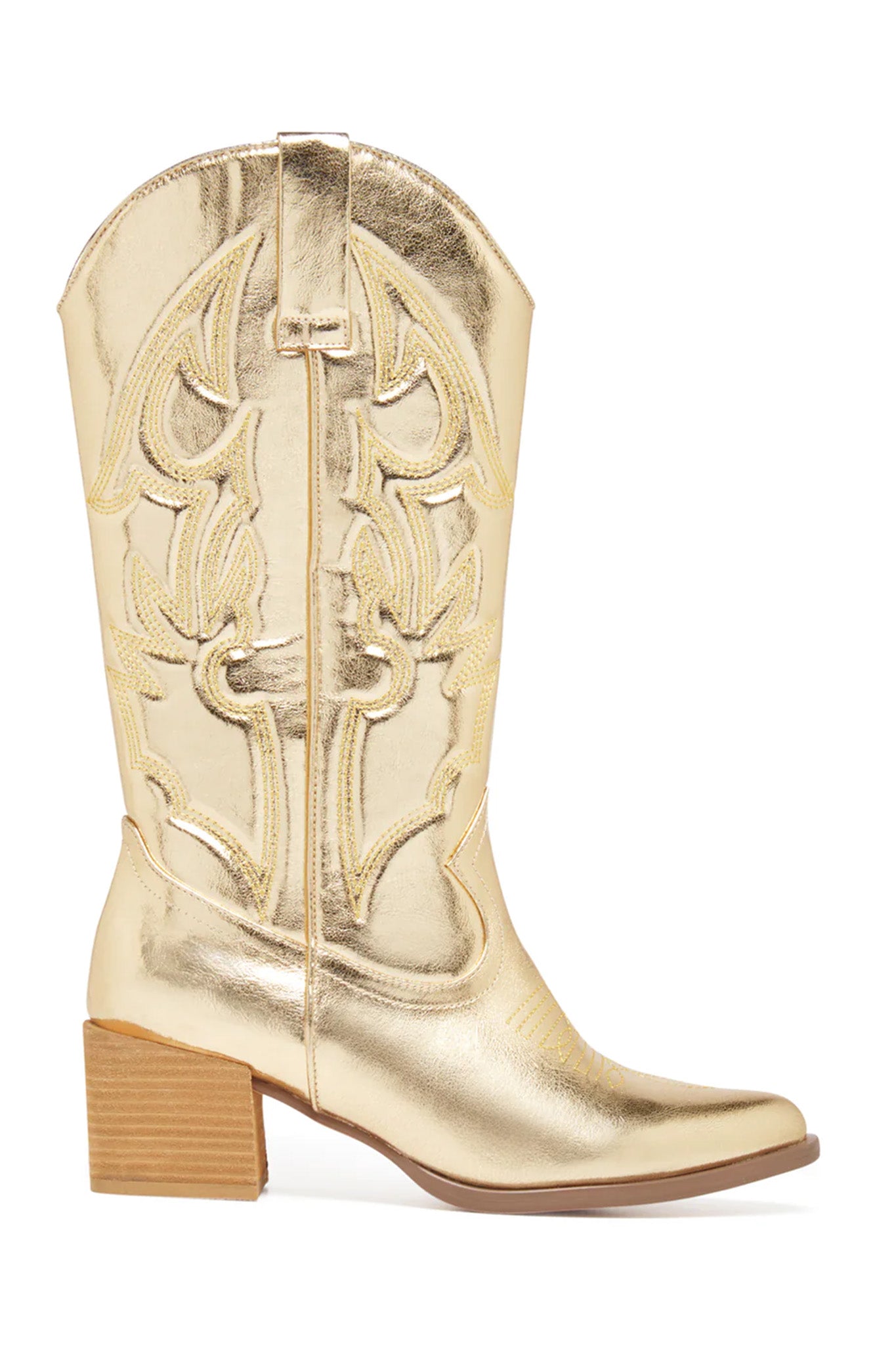 Therapy Ranger Boot Gold by Selfie Leslie