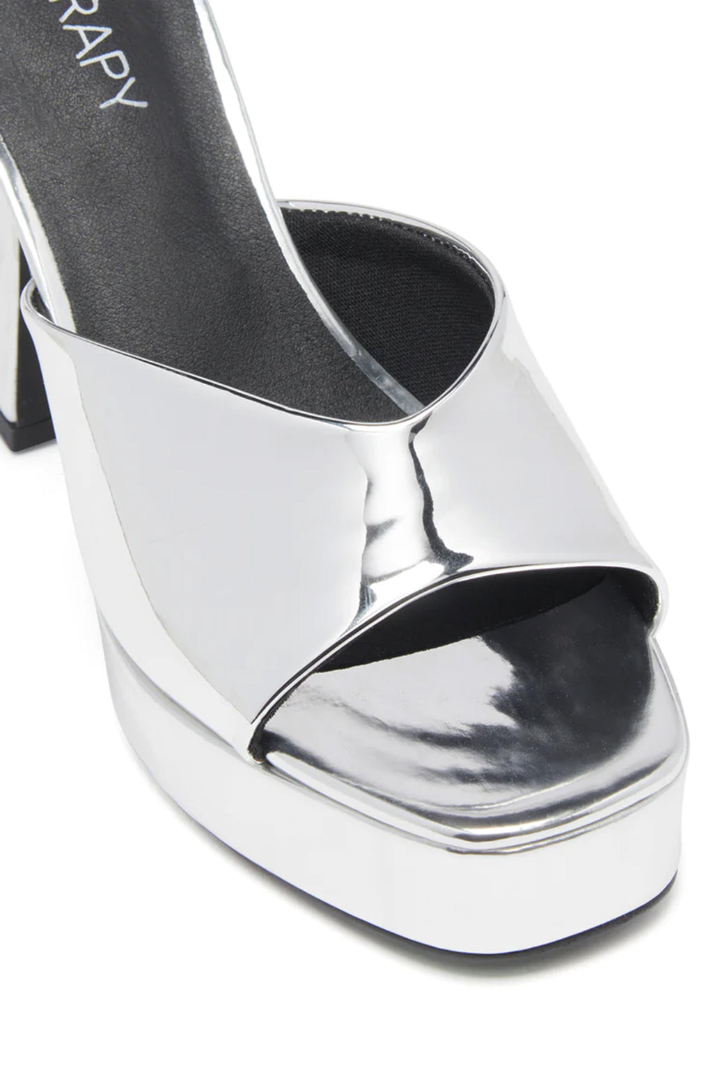 Therapy Fierce Mule Silver by Selfie Leslie