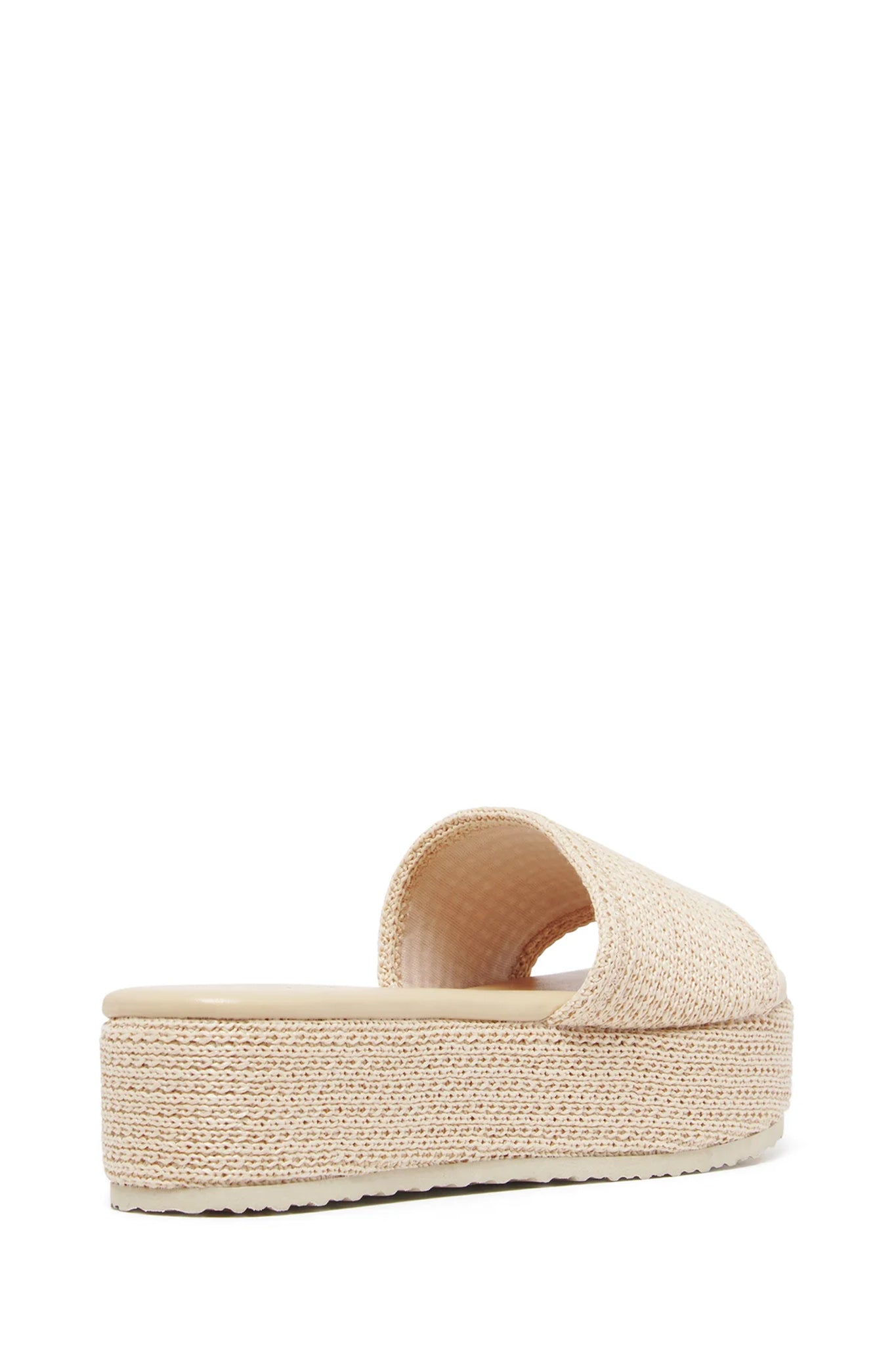 THERAPY Avery Flatform Sandal Raffia Natural by Selfie Leslie