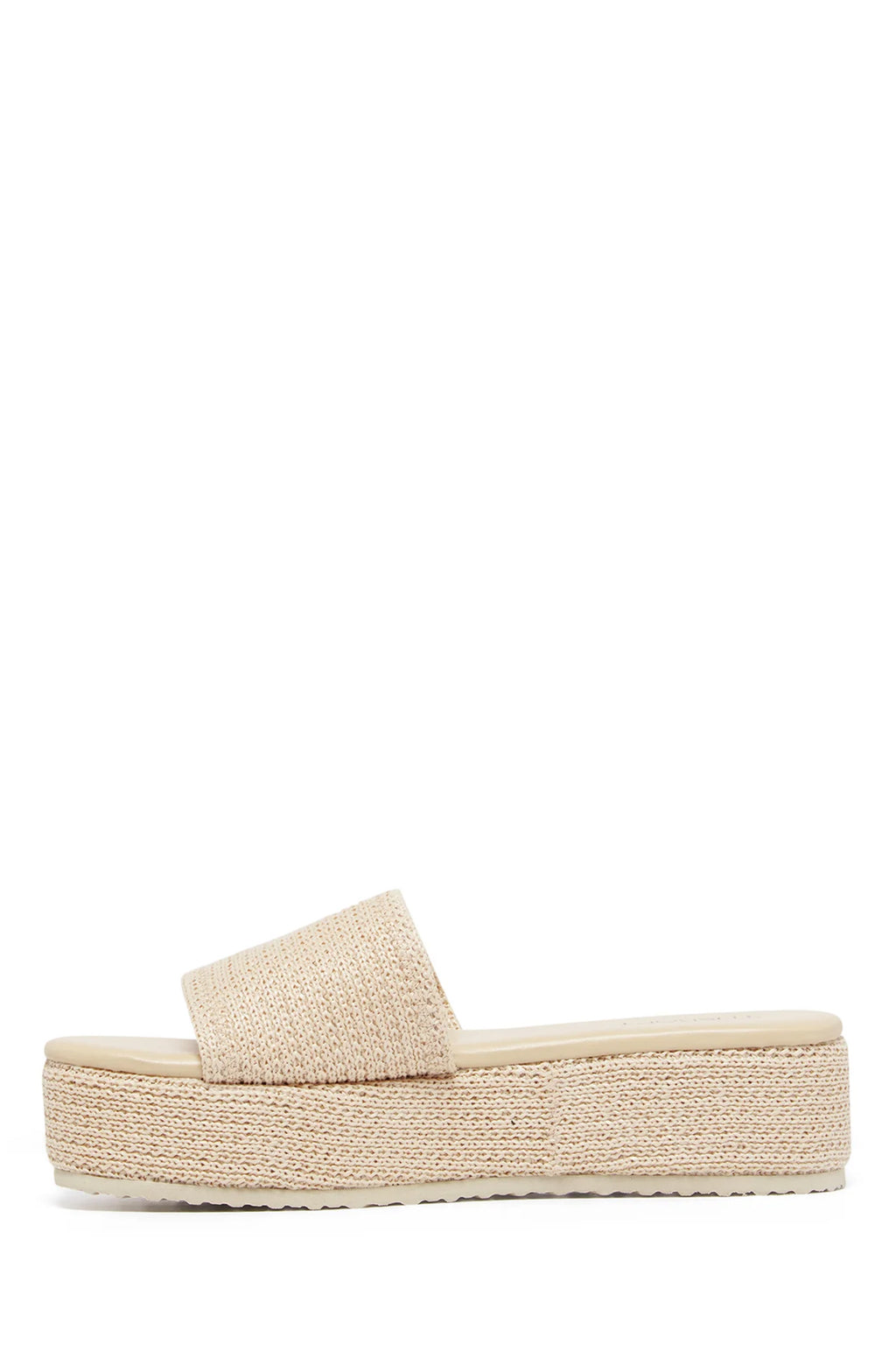 THERAPY Avery Flatform Sandal Raffia Natural by Selfie Leslie