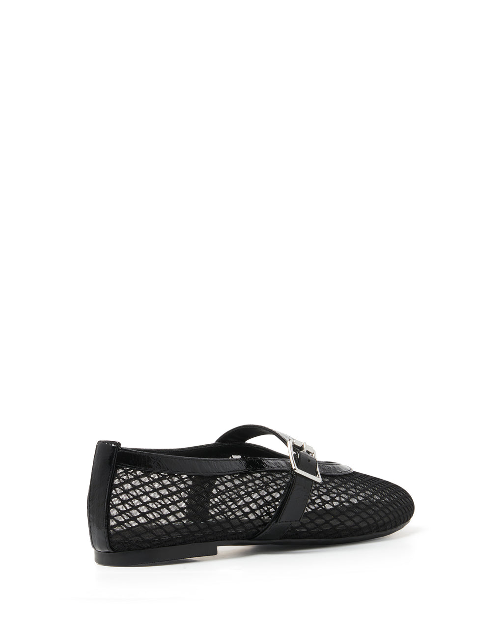 THERAPY Addie Ballet Flat Crinkle Patent Black by Selfie Leslie