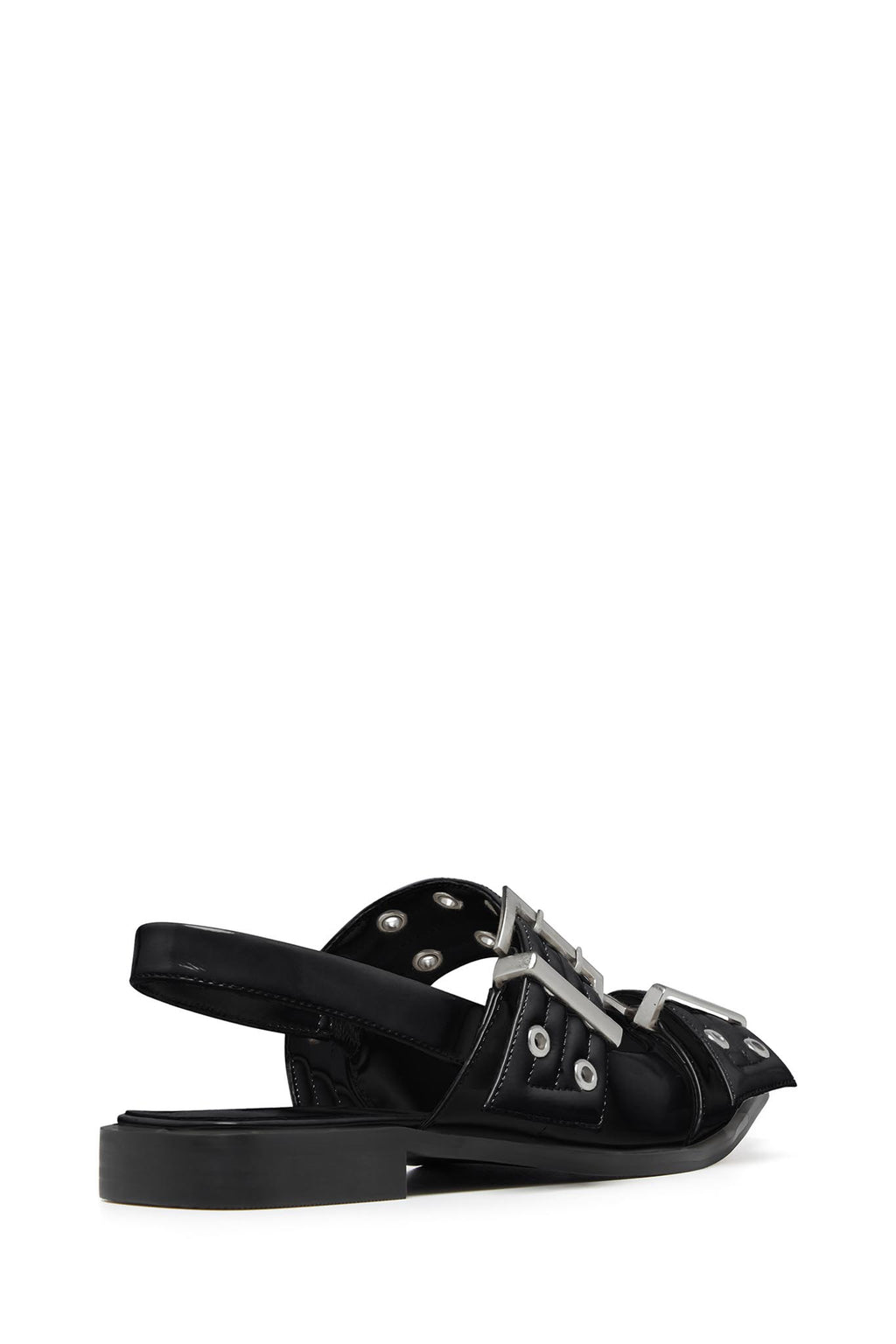 THERAPY Matilda Pointed Flat Black Patent by Selfie Leslie
