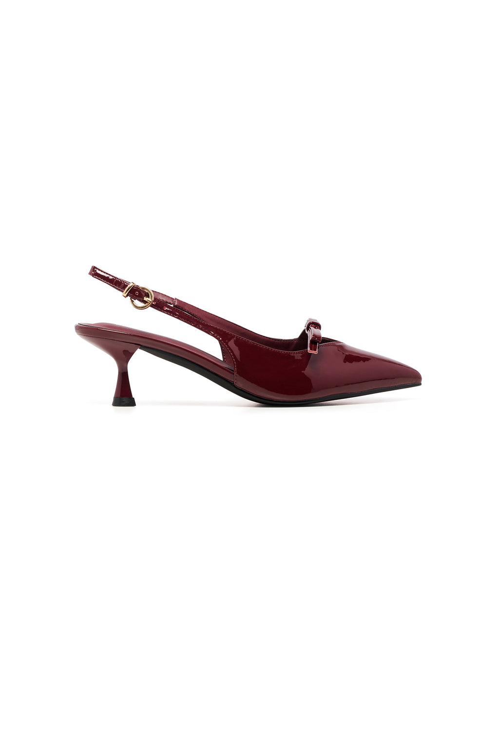 THERAPY Beverly Slingback Pump Cherry Patent by Selfie Leslie