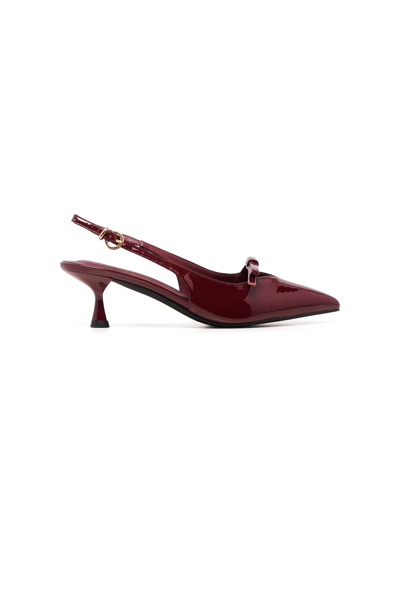 THERAPY Beverly Slingback Pump Cherry Patent by Selfie Leslie