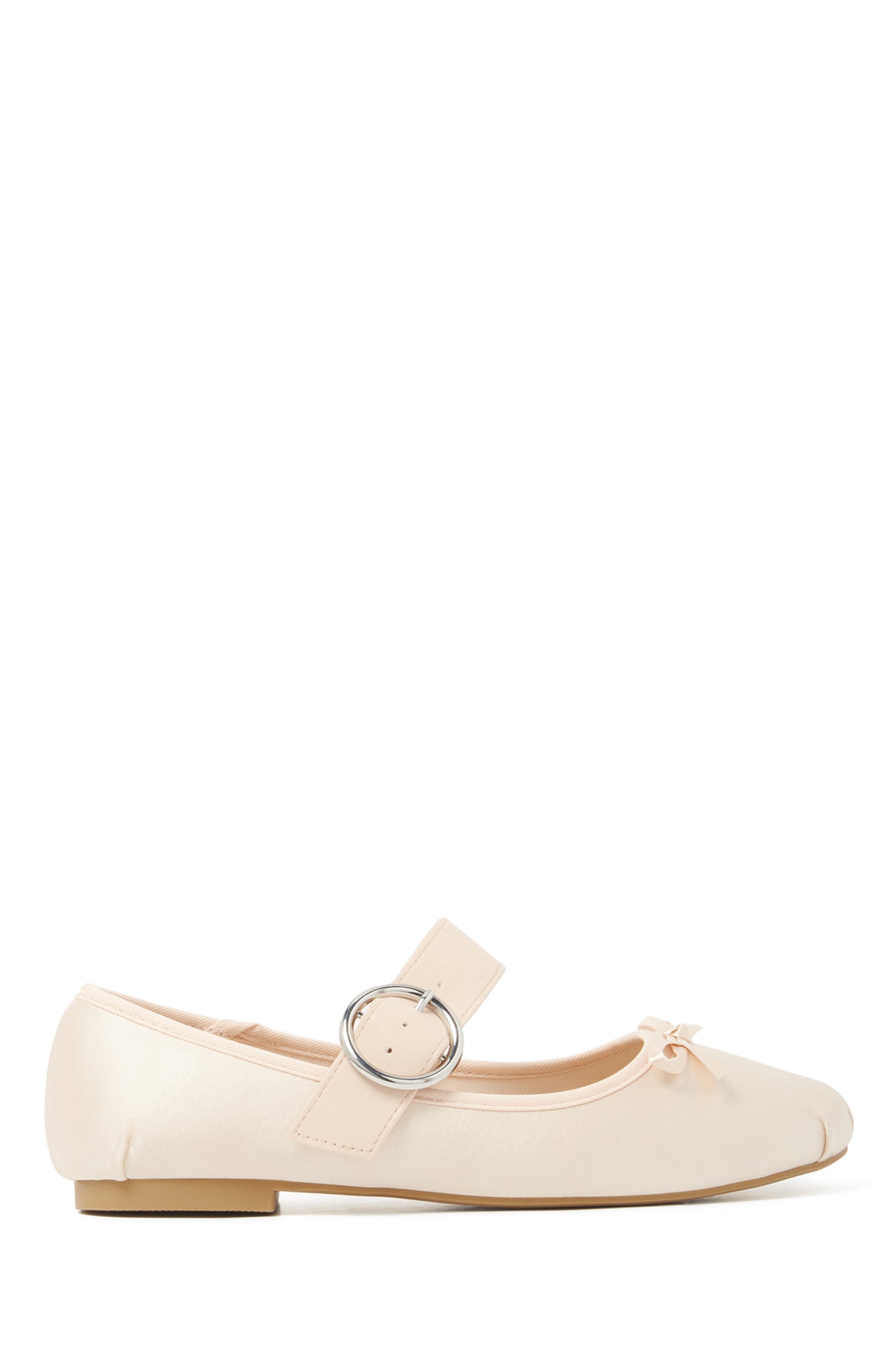THERAPY Mesmerize Ballet Flat Blush Satin by Selfie Leslie